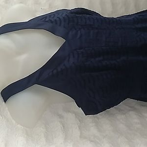 Navy blue summer DRESS 💙 Sz 6 Sleeveless Tank style 🦋 knee length 🔷️ Old Navy
